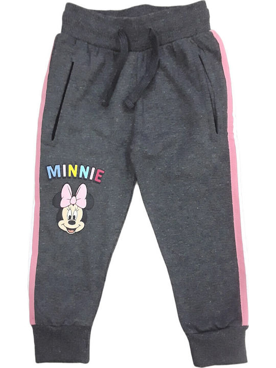Kids Sweatpants Dark Grey Minnie