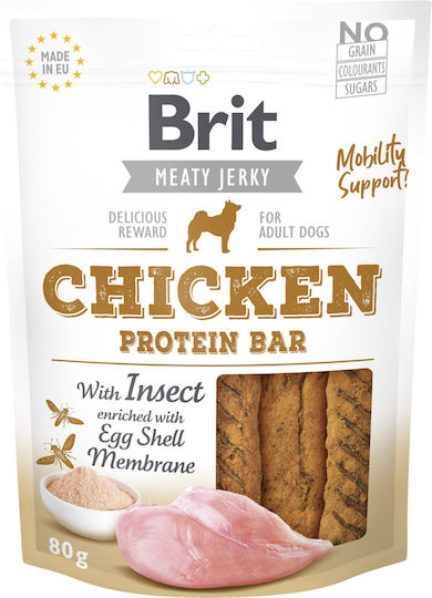 Brit Dog Treat with Chicken, Meat, Insects and Egg 80gr
