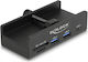 DeLock USB Хъб 3 Порта USB 3.0 с Връзка USB-A