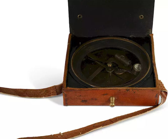 Brunton Compass Δερμάτινη Θήκη – Κλασικό Εργαλείο Εξερεύνηση Συλλογές