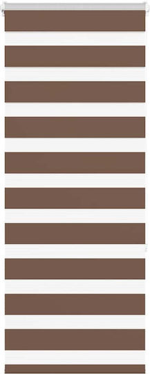 vidaXL Roller Blinds Partial Blackout Brown W60xH150cm 4014331