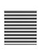vidaXL Roller Blinds Partial Blackout Black W140xH150cm 4014243