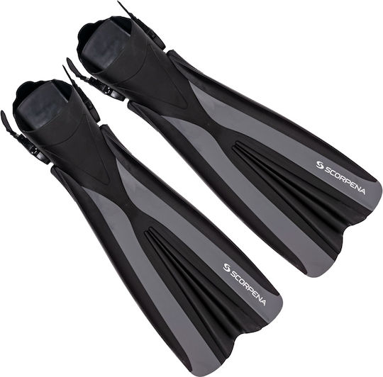 Scorpena Flippers Swimming Black
