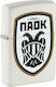 Zippo Παοκ Αναπτήρας Φλόγας σε Λευκό χρώμα
