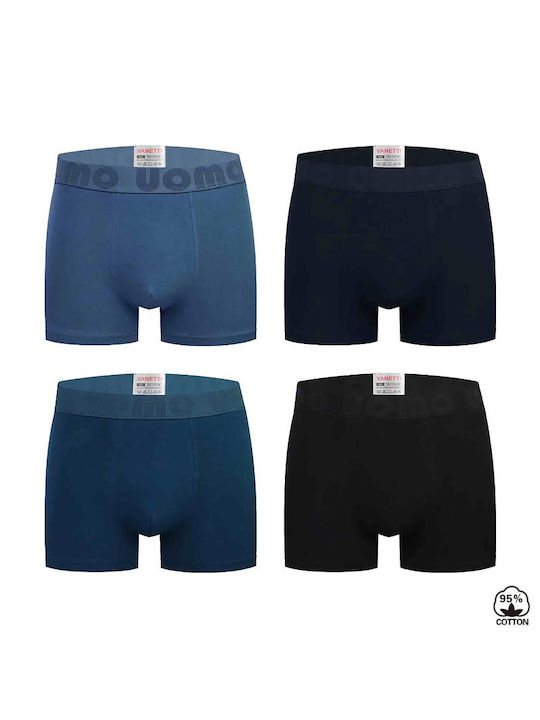 Uomo Men's Boxers 4Pack Multicolour