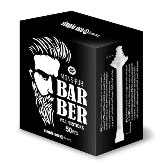 Στικς Αποτρίχωσης Monsieur Barber Waxing Sticks 50τμχ 01207