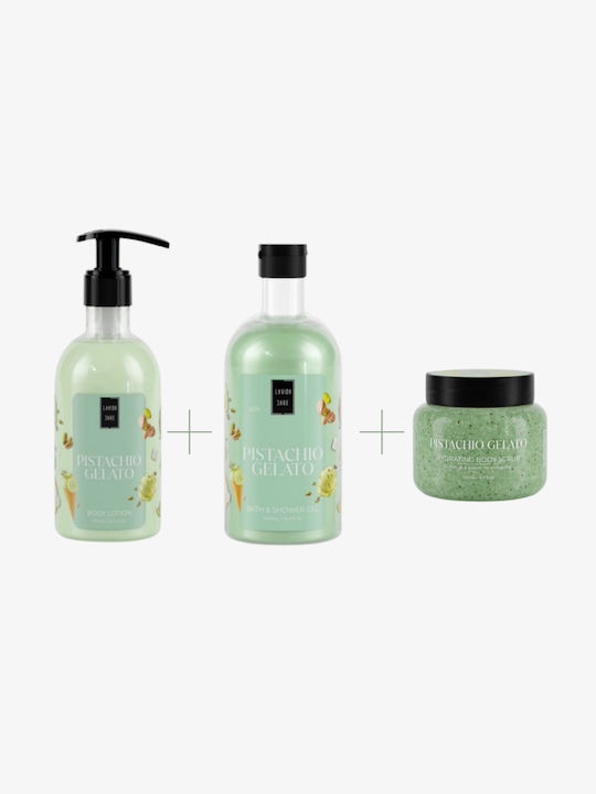 Lavish Care Set Îngrijire Pentru Curățare Corp Gelato Pistachio 3 Bucăți