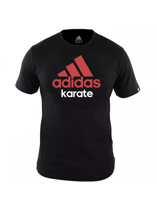adidas Ανδρική Κοντομάνικη Μπλούζα 022446 για Karate Μαύρη