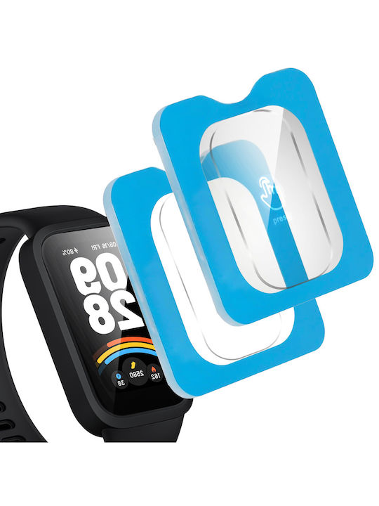 2x Erbord Sticlă Temperată Xiaomi Smart Band 9 Cadru de Instalare Activă