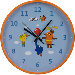 Diemaus Wall Clock Kids Mouse Elephant & Duck