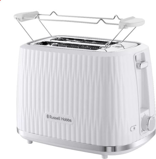 Russell Hobbs Prăjitor de pâine 2 sloturi 800W Alb