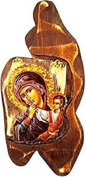 Wooden Icon of Theotokos Sph0 20x10 Cm Wooden Icon of Theotokos Sph0 20x10 Cm