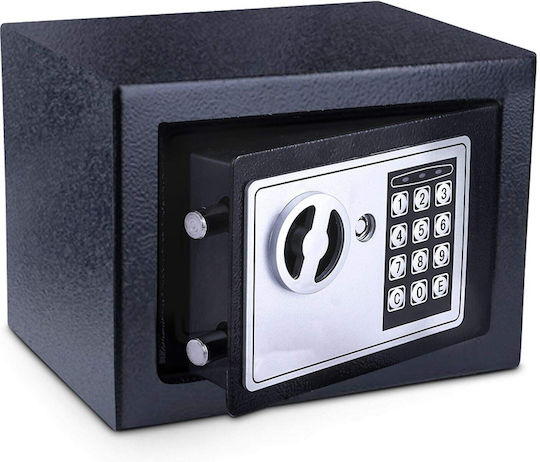 Powertech Tresor mit digitalem Schloss Abmessungen H17xB23xH17cm mit Gewicht 2.18kg PT-1342