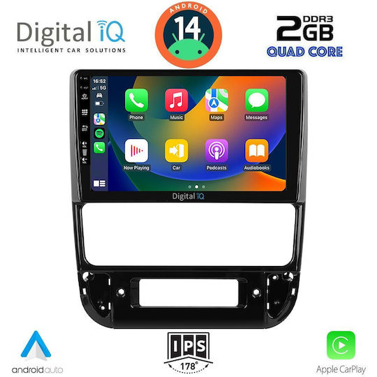 Digital IQ Sistem Audio Auto pentru Peugeot 406 1998-2004 (Bluetooth/USB/WiFi/GPS/Apple-Carplay/Android-Auto) cu Ecran Tactil 9"