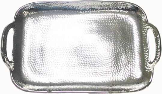 Inart Μεταλλικός Δίσκος Σερβιρίσματος 40x26x5cm