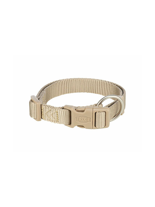 Trixie Premium Hundehalsband in Beige Farbe Kle...