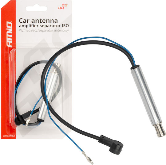Ενισχυτης Σηματος Κεραιας 12v/24v Am Fm Amio 1 Τεμ 04131