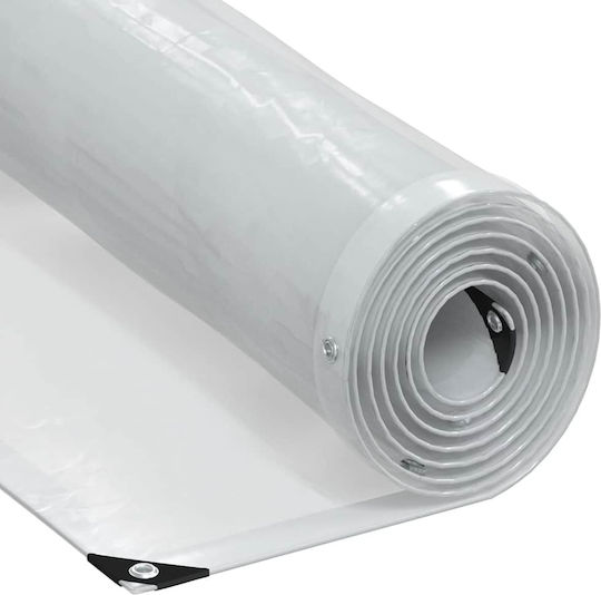 vidaXL Impermeabil Prelată 140gr/m² 12x10m. Tip de lumină Transparent
