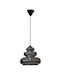 Heronia Pendant Light Black 25x25x100cm