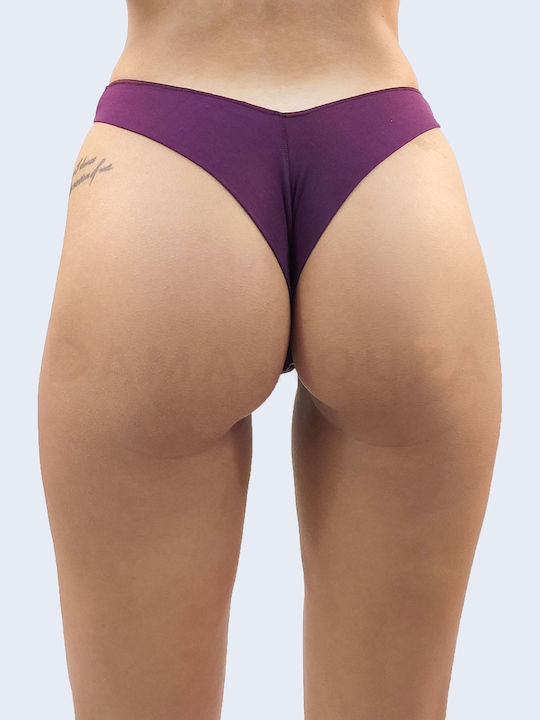 Dreams by Joyce Women's String Seamless Purple
