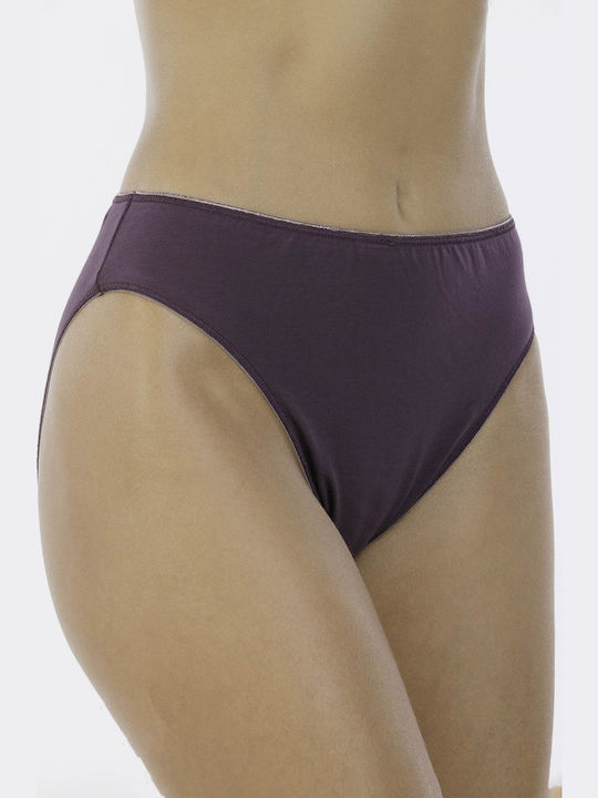MEI High-waisted Women's Slip Seamless Purple