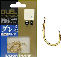 Duel Razor Sharp Gold Hooks #12 Duel Razor Sharp Gold Hooks #12