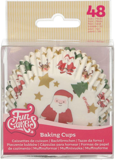 Fun Cakes Καραμελόχαρτα για Cupcakes Χάρτινα 5x5cm 00627