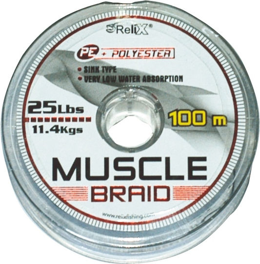 Νήμα Relix Muscle Braid X4 0.18mm 150m