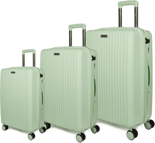Cardinal Travel Suitcases Hard Green with 4 Wheels 600271 Skroutz.mt