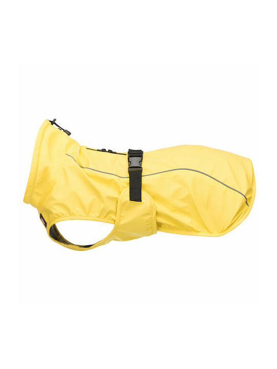 Trixie Vimy Yellow Waterproof Dog Coat XSmall with 20cm Back Length