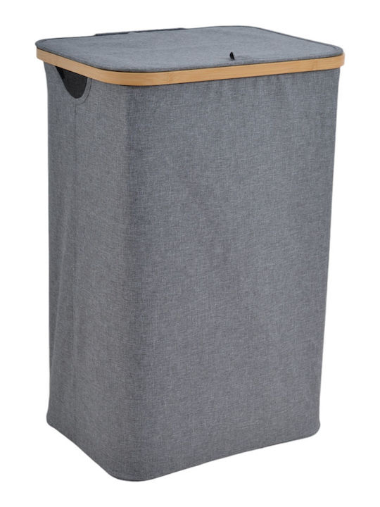 Ankor Laundry Basket Fabric 72l with Lid 40x30x...