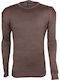 Langarmbluse Beige
