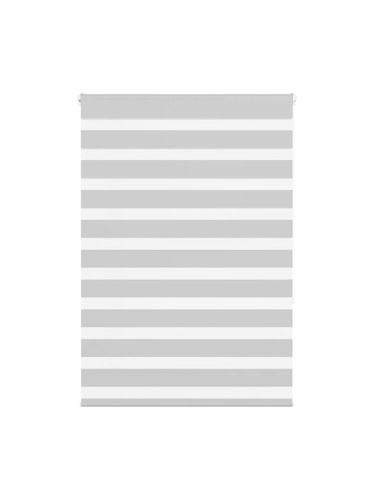 Vidaxl Zebra Blind Light Grey Fabric Width 95.9...