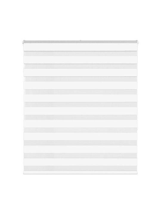 Vidaxl Zebra Blind Brown Fabric Width 130.9 cm ...
