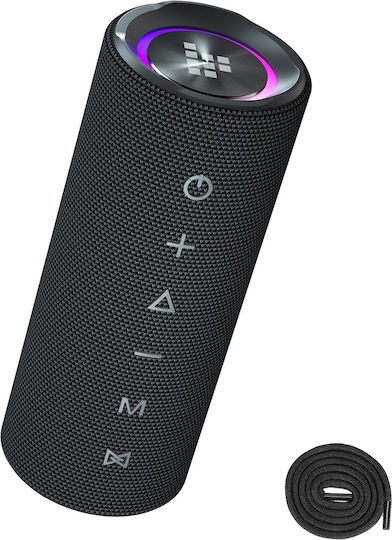 Tronsmart Mirtune C2 Αδιάβροχο Ηχείο Bluetooth 24W με Διάρκεια Μπαταρίας έως 24 ώρες Μαύρο