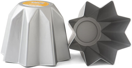 Decora Pandoro Formă de Patiserie pentru Chec Rotund din Aluminiu 1buc