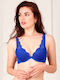 Balconette Push Up Balconette Bra Underwire Blue