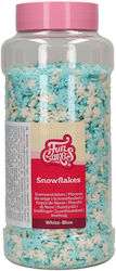 Funcakes Snowflakes White-Blue 450g