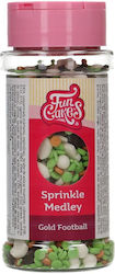 Funcakes Sprinkle Medley Χρυσό Ποδόσφαιρο 65γρ
