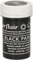 Sugarflair Edible Matte Paint Black 20g