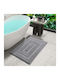 Home Use Rutschfest Badematte Rechteckig HUH-0203 Grey 50x80cm