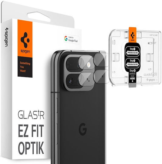 Spigen Optik EZ Fit Προστασία Κάμερας Tempered Glass Διάφανο για το Google Pixel 9 Pro Fold