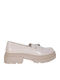 Patent Leather Women's Loafers in Pink Color