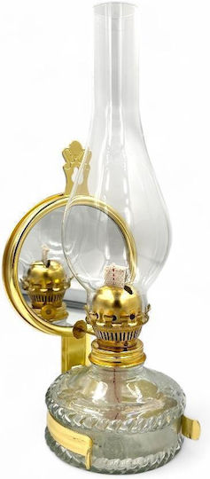 Traditional Oil Lamp 390ml 11 Days Mirror 13.5*35 cm