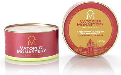 Pure Incense of Mount Athos Old Traditional Recipe 100g Authentic Product of Vatopedi Monastery Holy Great Monastery Vatopedi 28148 Desert Blossoms