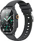 XO J12 Smartwatch with Heart Rate Monitor (Anthracite)