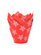 House of Marie Set Weihnachtliche Cupcake-Papierförmchen Rot 36Stück