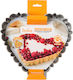 Non-stick Heart Tart Mold 25x23cm