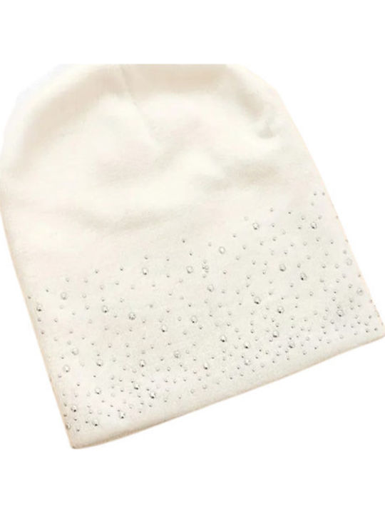 Beanie Feminin Căciulă Tricotat în culoarea Alb