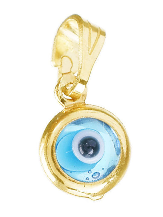 Gatsa Charm Очи От Жълто Злато 14 Карата 0449м
